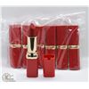 Image 1 : LOT OF SEVEN 297 NORTH RED LIPSTICKS