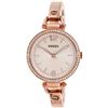 NEW FOSSIL GLITZ ROSE-GOLD TONE 32MM MSRP $205