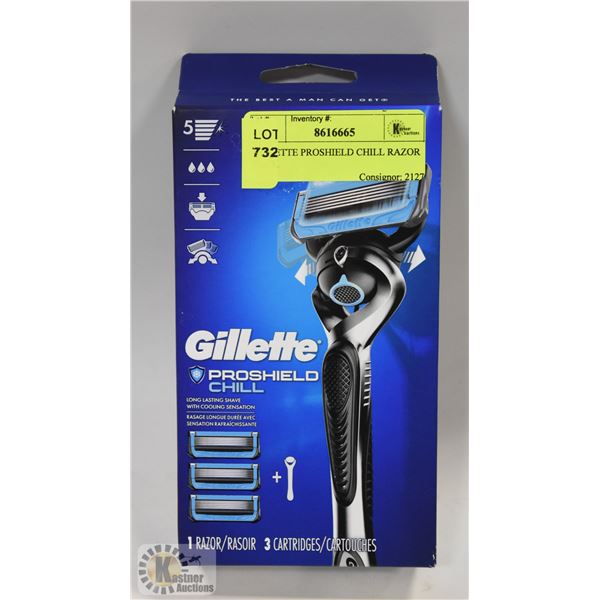 GILLETTE PROSHIELD CHILL RAZOR PACK