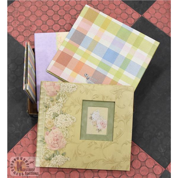 LOT OF 3 NEW SCRAPBOOKS