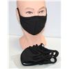 Image 1 : NEW 5 PACK OF COTTON FACE MASKS "BLACK"