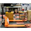 Image 1 : ORANGE PALLET JACK - 5,500 LBS.