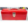 Image 2 : RED TOOL BOX WITH TOOLS