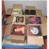 Image 1 : PALLET OF RECORDS CONTAINS ROCK POP COUNTRY