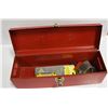 Image 1 : RED METAL ESTATE TOOL BOX