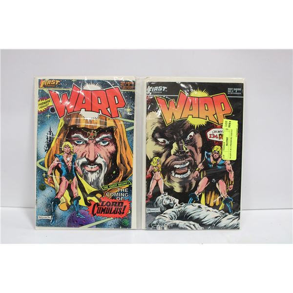 WARP #1 & 3 PREMIERE ISSUES