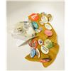 BAG OF VINTAGE COLLECTIBLE PINS/BUTTONS