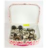 Image 1 : PINK ZEBRA BOX FULL OF JEWELRY