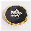 Image 1 : VINTAGE SCOTTISH THISTLE MARQUESITE COMPACT