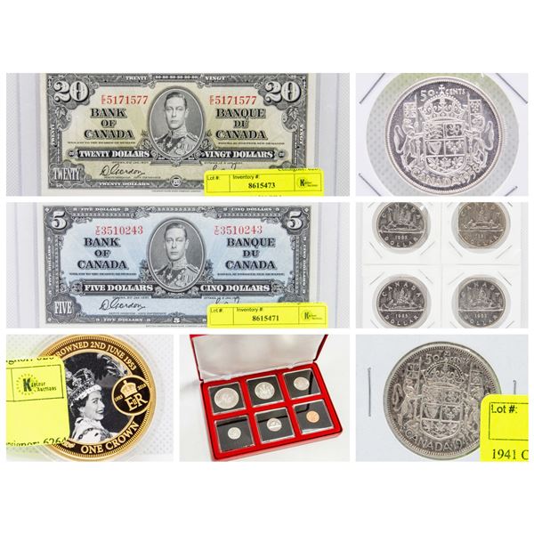 FEATURED COINS AND CURRENCY