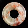 Image 1 : Chinese Red Jade Carved Circle Pendants