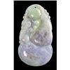 Image 2 : Chinese Three Color Jadeite Carved Pendants