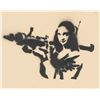 Image 1 : Banksy British Spray Paint on Cardboard