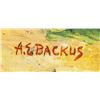 Image 3 : American Oil on Canvas Signed A. E. Backus