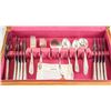 Image 3 : 48-Piece 1881 Rogers Silverware Set with Cert