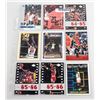 Image 1 : Michael Jordan 1984-1999 NBA Cards 9pc