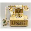 Image 1 : Gold & Cream Rotary Telephone