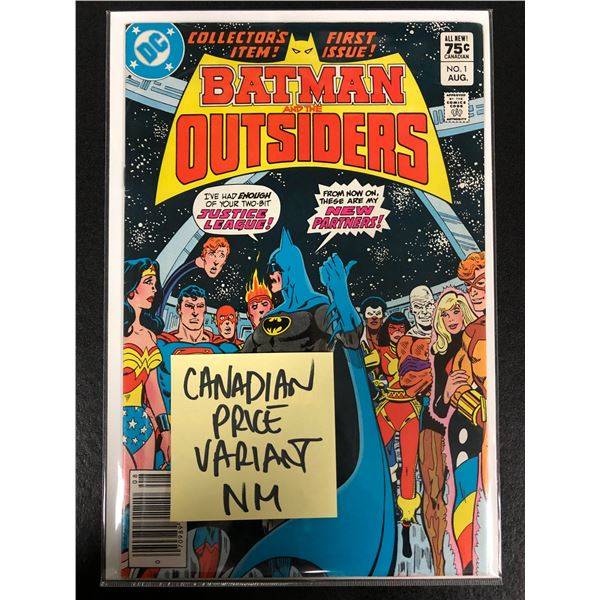 BATMAN and the OUTSIDERS #1 (DC COMICS)