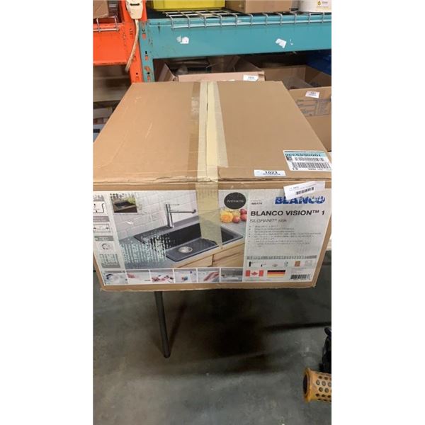 NEW BLANCO VISION 1 SILGRANIT SINK 23-5/8 X 20-7/8 INCH