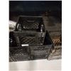 Image 3 : 9 BLACK PLASTIC CRATES