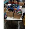 Image 1 : 3 BOXES OF CHRISTMAS DECOR AND LIGHTS