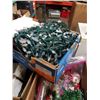 Image 3 : 3 BOXES OF CHRISTMAS DECOR AND LIGHTS