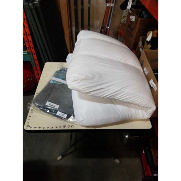 NEW BEDSURE RECTANGLE DOG BED WITH WATERPROOF COVER