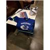 Image 1 : LEP 1996 WORLD CUP CANADA PHOTO, CANUCKS YOUTH SMALL JERSEY AND EASTON IGINLA ONE PIECE STICK