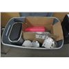 Image 2 : TOTE OF SONY AND RADIOSHACK SPEAKERS WITH SPEED CHARGE 12 BATTERY CHARGER