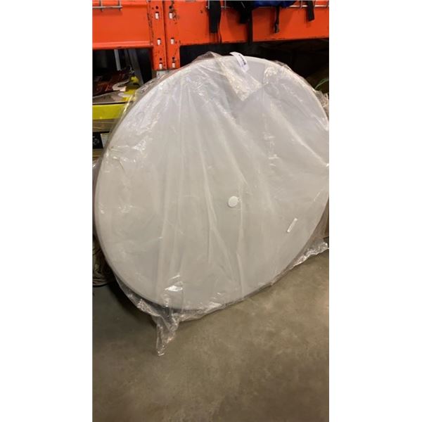 NEW ROUND 45 INCH DIAMETER FOLDING LEG MARKET TABLE