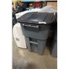 Image 1 : 70 GALLON RUBBERMAID FLIP TOP GARBAGE CONTAINER