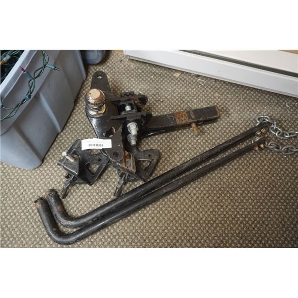 1200LB TRAILER HITCH WITH 2-5/16 INCH BALL AND SWAY BARS