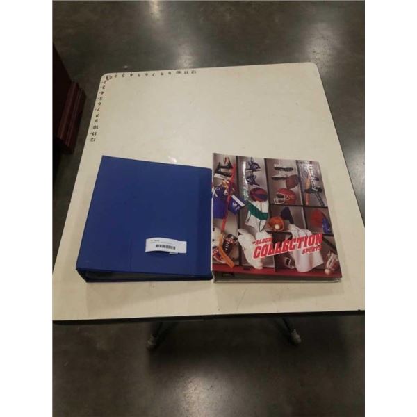 2 BINDERS OF HOCKEY CARDS