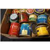 Image 3 : BOX OF VINTAGE COLLECTIBLE TINS