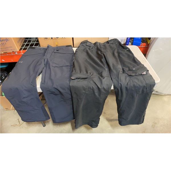 NEW UNDERARMOR SIZE LARGE STORM PROOF PANTS AND OCEAN EARTH SNOW PANTS