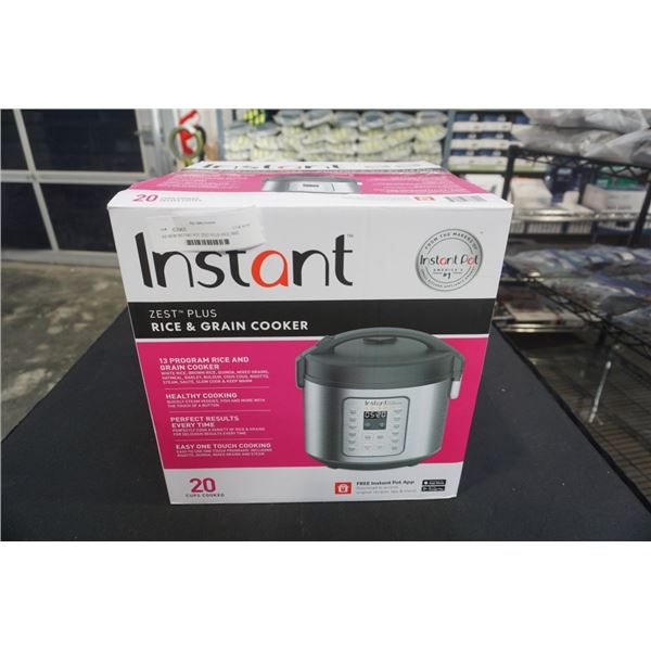 AS NEW INSTANT POT ZEST PLUS RICE AND GRAIN COKKER TESTED WORKING