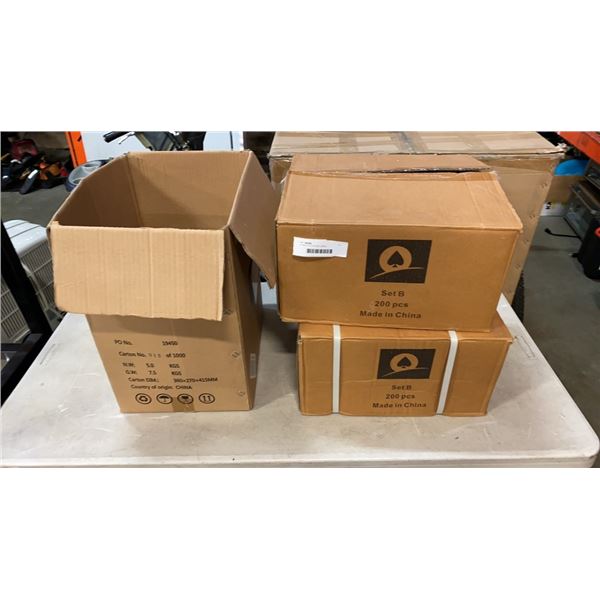 3 CASES OF PLAYING CARDS
