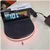 Image 12 : As New LaCrosse Wireless Charging Station/Alarm Clock with Indoor/Outdoor Temperature Retail $140