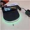 Image 4 : As New LaCrosse Wireless Charging Station/Alarm Clock with Indoor/Outdoor Temperature Retail $140