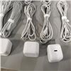 Image 5 : 8 AS NEW APPLE IPHONE CORDS AND 3 FAST CHARGE WALL PLUGS