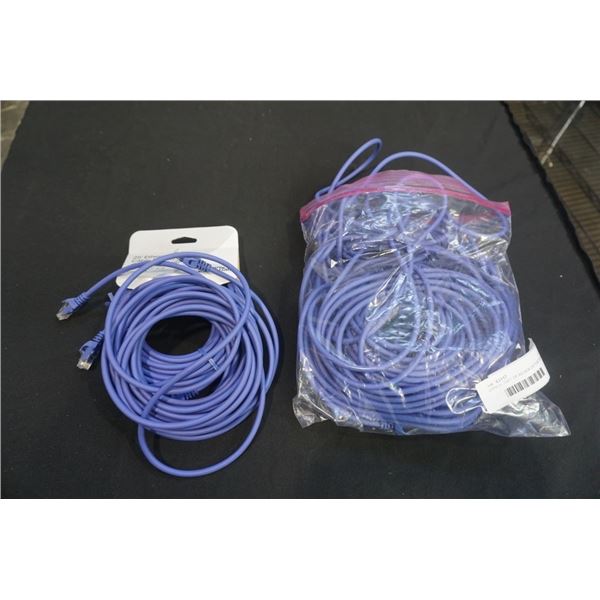 APPROX 200FT OF AS NEW CAT 6 NETWORK CABLE