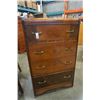 Image 1 : 4 DRAWER WATERFALL CHEST OF DRAWERS