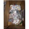 Image 2 : BOX OF STAMPS - ONE BAG UNSORTED, OTHERS SORTED BY COUNTRY