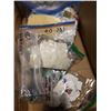 Image 5 : BOX OF STAMPS - ONE BAG UNSORTED, OTHERS SORTED BY COUNTRY