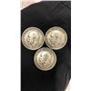 Image 2 : 3 HALF DOLLAR COINS - 1915 AND 1918