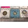 Image 3 : 7  1967 CANADIAN CENTENNIAL COINS - 4  25 CENT, 2  10 CENT, AND 5 CENT RABBIT NICKEL