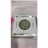 Image 2 : 3 CANADIAN SILVER 25 CENT COINS 1955-1957  .800 SILVER