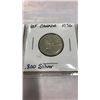 Image 3 : 3 CANADIAN SILVER 25 CENT COINS 1955-1957  .800 SILVER