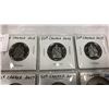 Image 2 : 7 CANADIAN UNCIRCULATED 50 CENT COIN FROM MINT ROLLS 2013-2018 AND SPECIAL 2017  150TH ANNIVERSARY