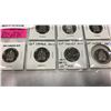 Image 3 : 7 CANADIAN UNCIRCULATED 50 CENT COIN FROM MINT ROLLS 2013-2018 AND SPECIAL 2017  150TH ANNIVERSARY